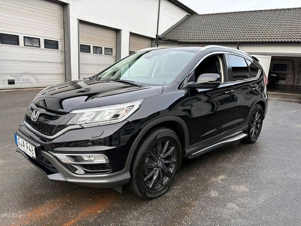 Honda CR-V 1.6 i-DTEC Black Edition 4WD Aut, 160hk, drag,...