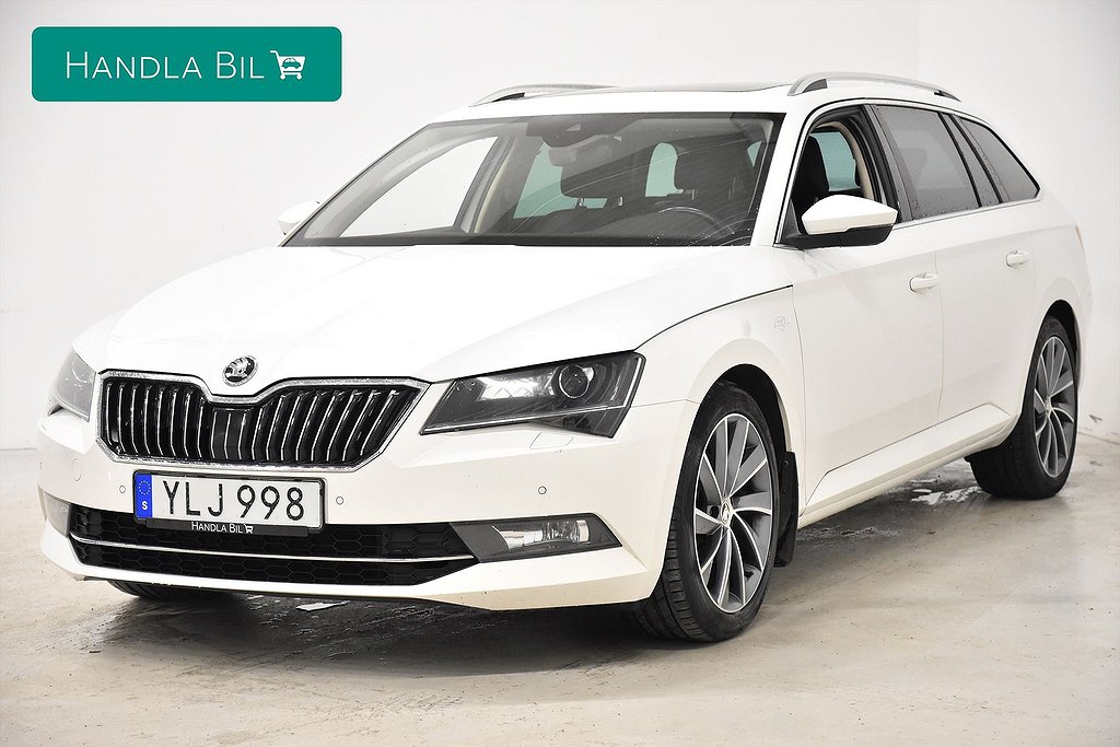 Skoda Superb 2.0 TDI 4x4 Aut L&K Pano Canton D-Värm Navi Skinn 190hk