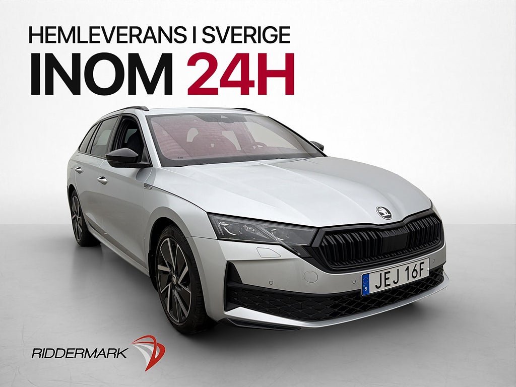 Skoda Octavia 1.5 Sport-Line Värmare Rattvärme Drag CarPlay