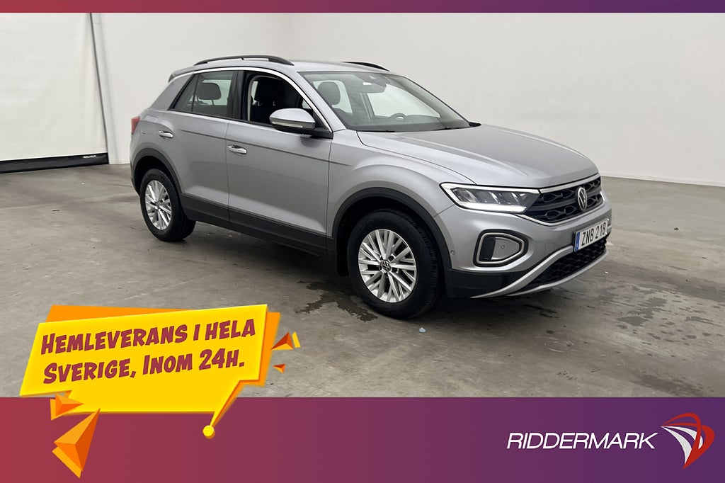 Volkswagen T-Roc 1.5 TSI 150hk Cockpit CarPlay Sensorer