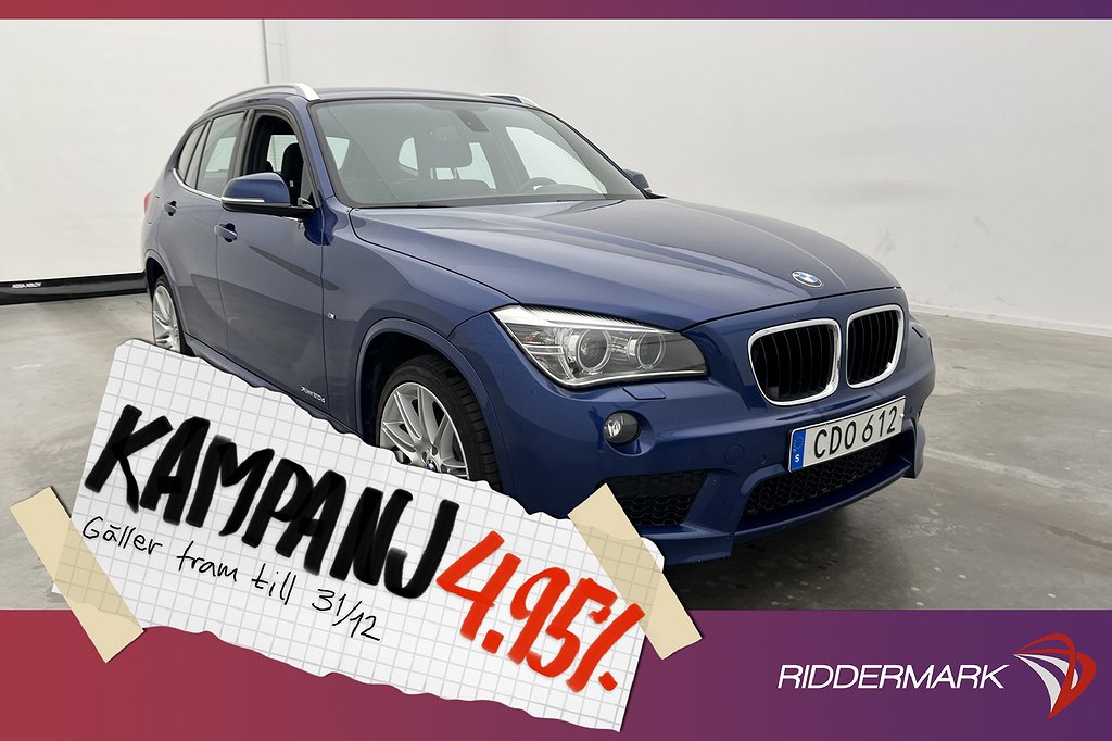 BMW X1 xDrive20d 184hk M Sport HiFi Navi S 4,95% Ränta