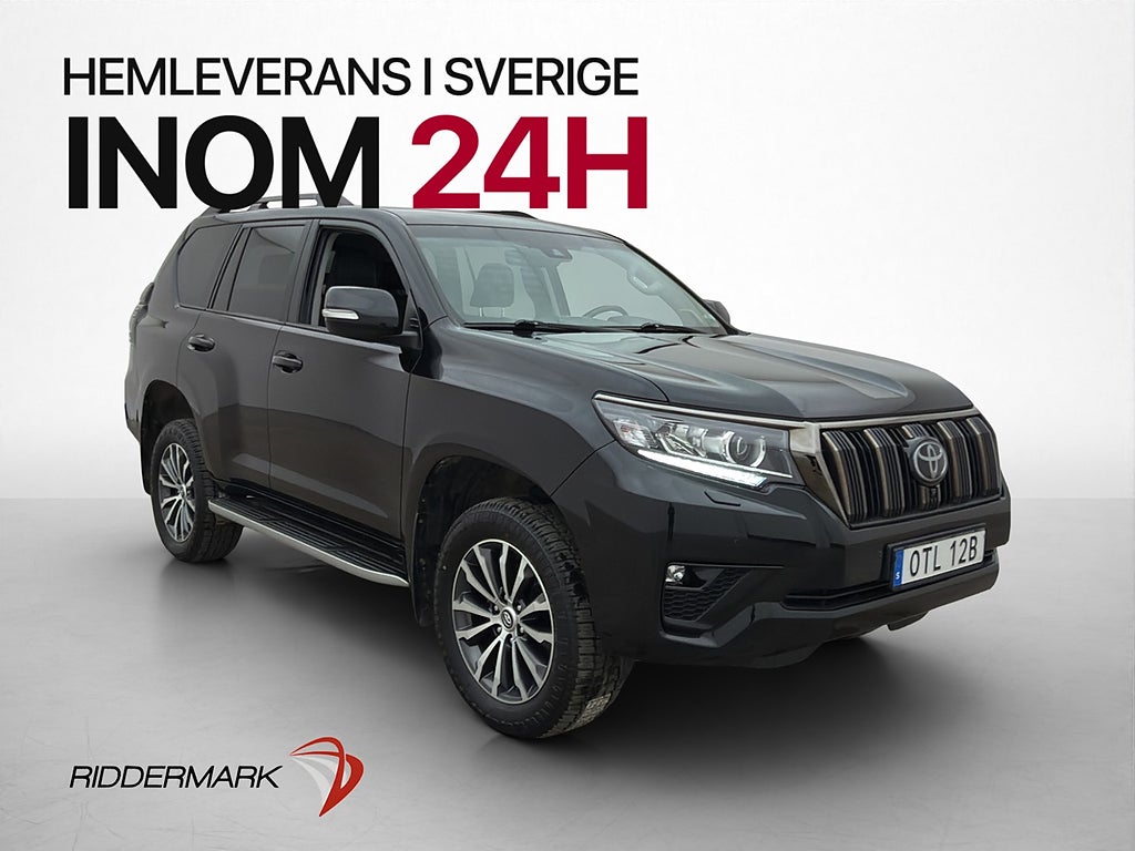 Toyota Land Cruiser Prado 4WD 204hk Premium JBL Luft Drag