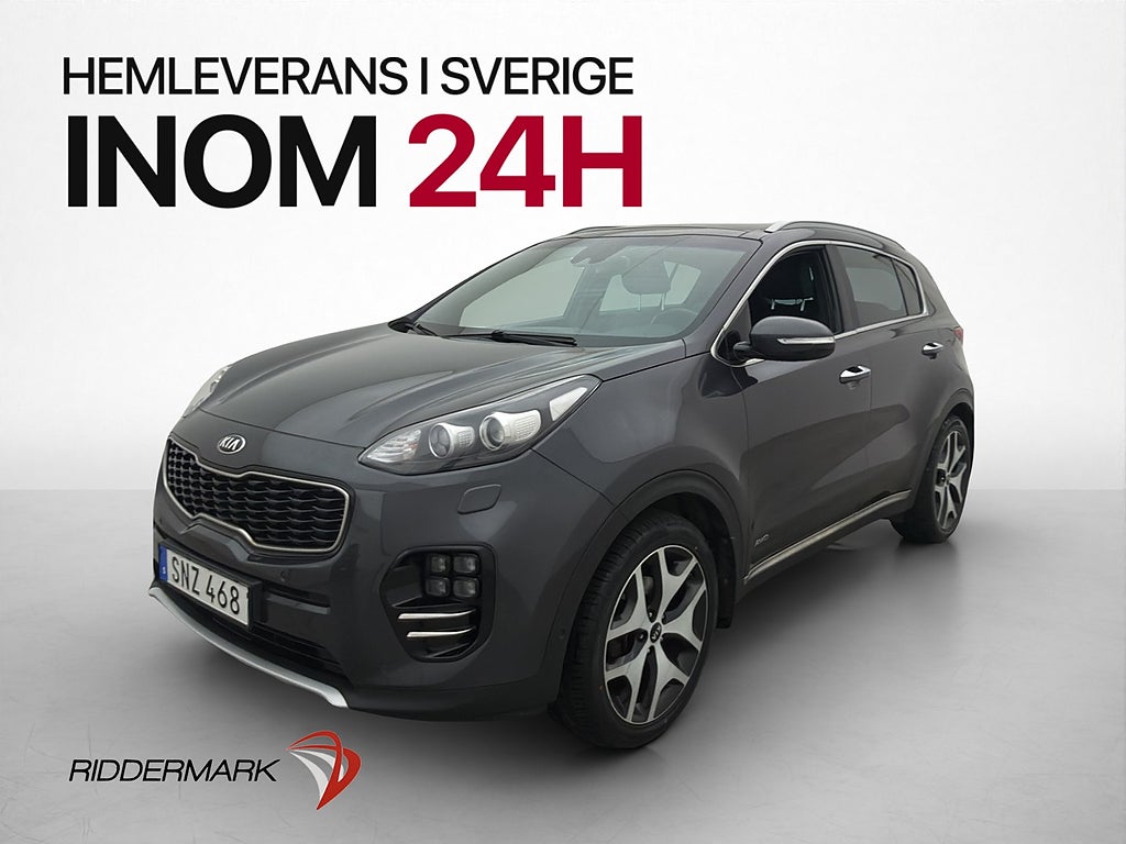 Kia Sportage AWD 185hk GT-Line Pano JBL Kamera CarPlay Drag