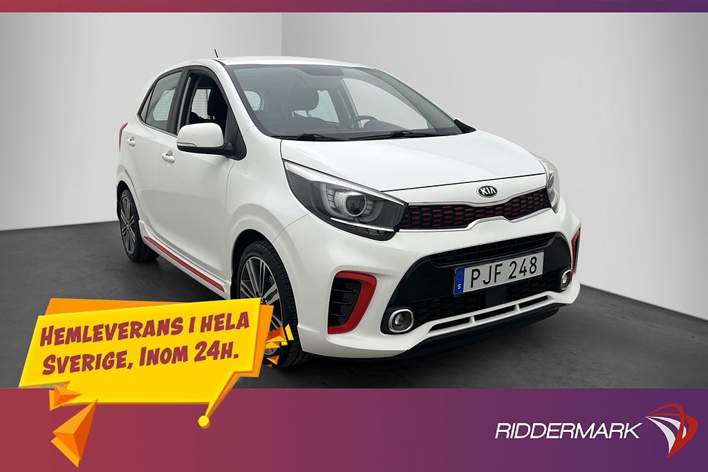 Kia Picanto 1.0 MPI 67hk GT-Line Sensorer Rattvärme
