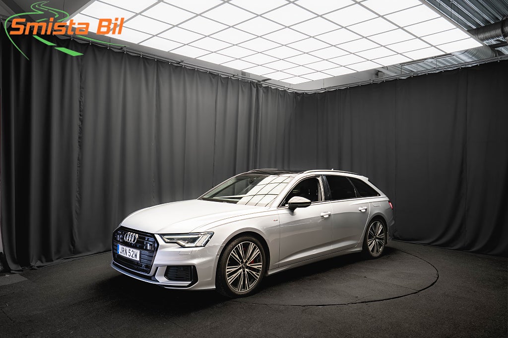 Audi A6 55 TFSI e Q S-Line B&O DRAG HUD ELSTOL KAMERA 97.4%SoH