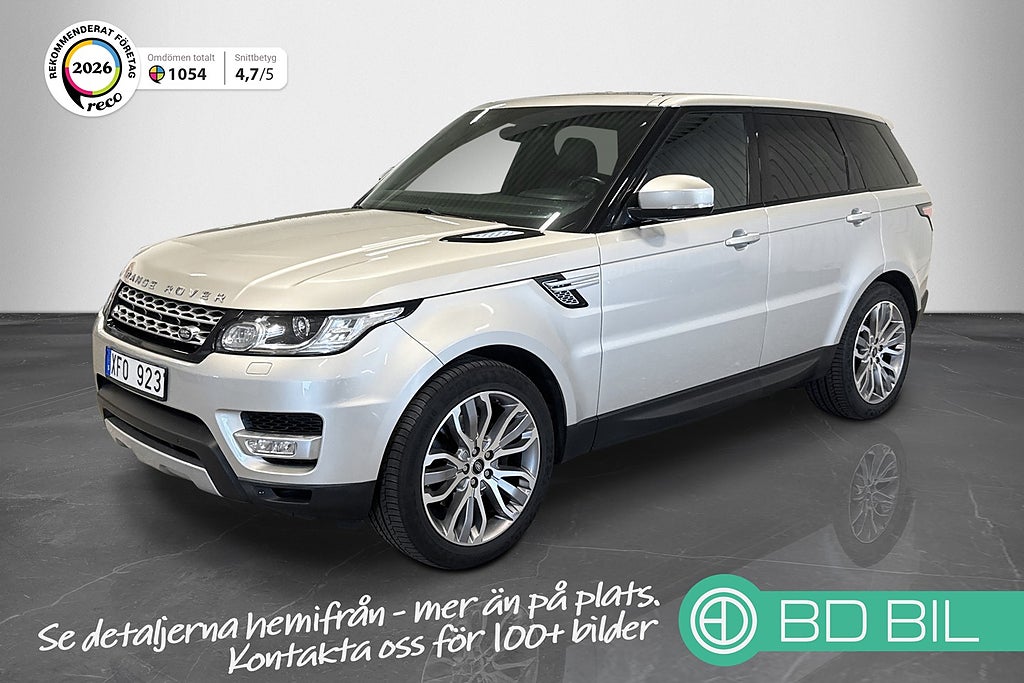 Land Rover Range Rover Sport 3.0 V6 4WD 340 HK HSE 7-SITS MERIDIAN PANORAMA KAMERA