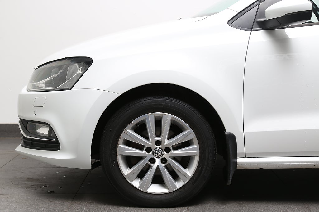 Volkswagen Polo 1,2 TSI 90hk Base 5-dörrar P-sensorer 2017