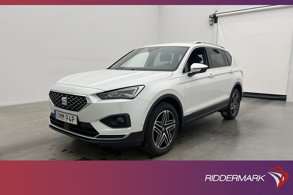 Seat Tarraco 4Drive Xcellence 7-Sit Värm Cockpit Kamera Drag