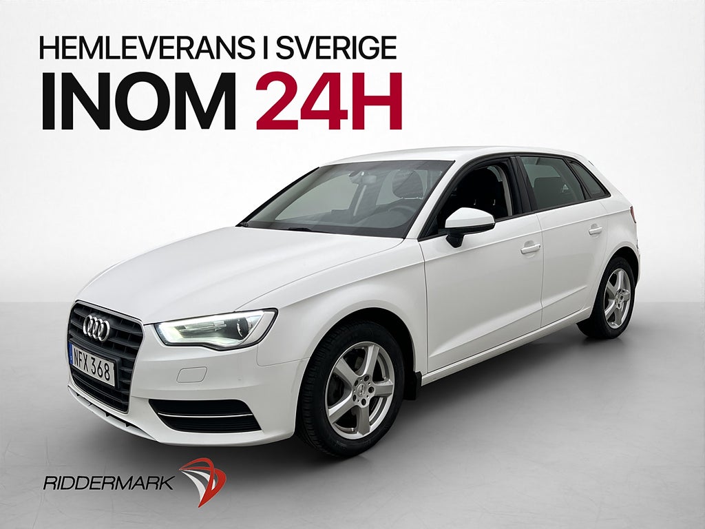 Audi A3 Sportback 1.2 TFSI 110hk Attraction P-Sensorer LED