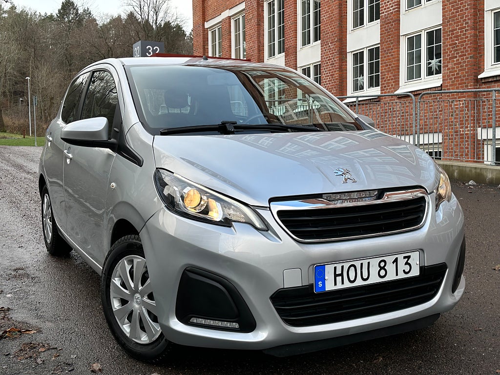 Peugeot 108 5-dörrar 1.0 69HK En ägare Nybesiktigad 