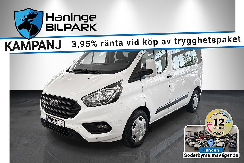Ford Transit Custom 320 Kombi 2.0 TDCi Aut 9-SITS/SUPERDEAL 3,95%
