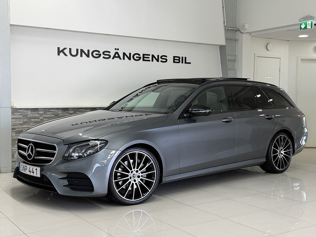 Mercedes-Benz E 220 d AMG Line Pano 360° Drag Fullservad Navi AMG"20