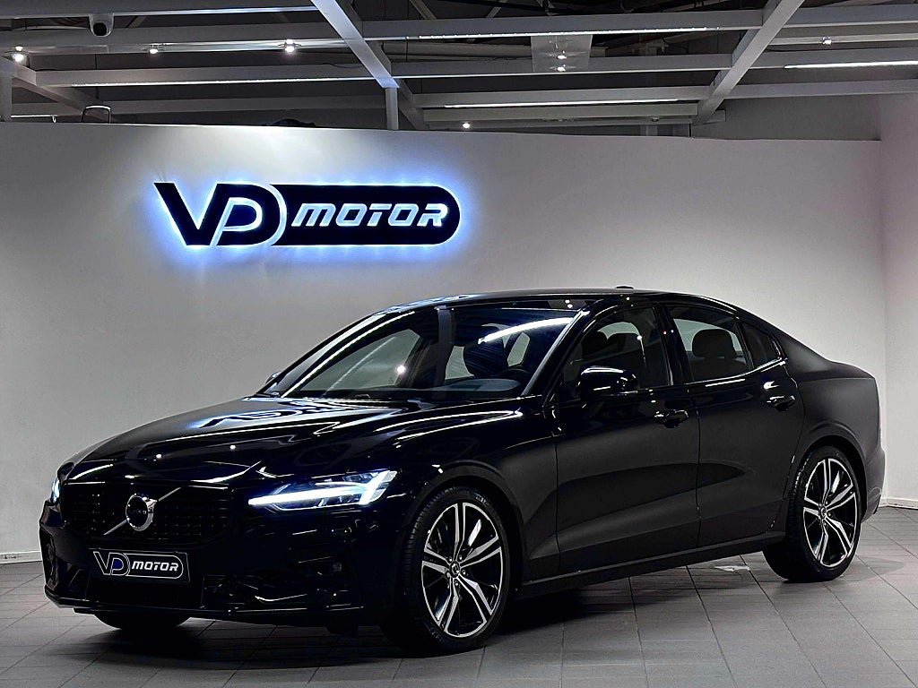 Volvo S60 B5 AWD Aut R-Design Edt Black H/K Navi VOC B-Kam 250hk