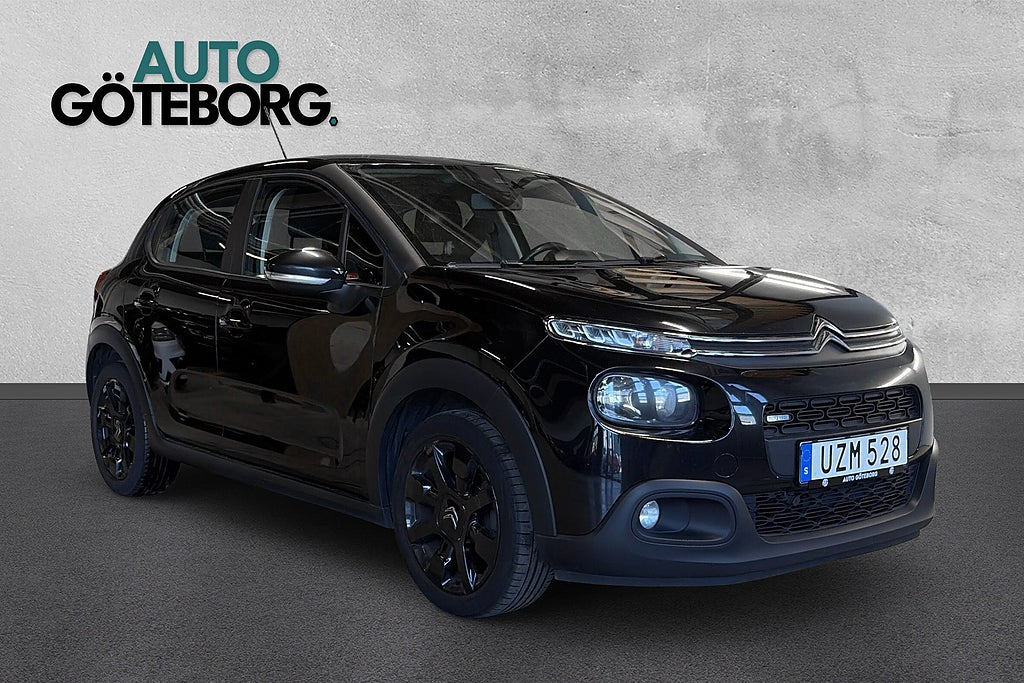 Citroën C3 1.2 PureTech 82, 2-ägare Levereras Nybesiktigad