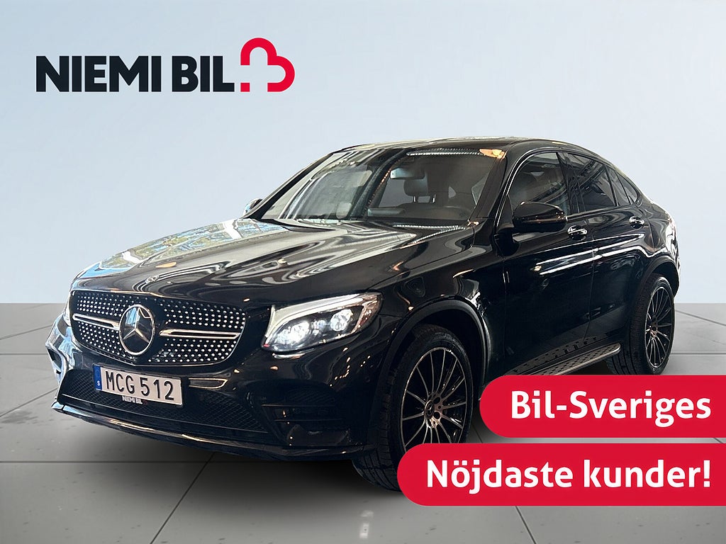 Mercedes-Benz GLC 250 d Coupé 4M AMG Line Pano/Drag/Dvärm/Ad.Fh/Burmester
