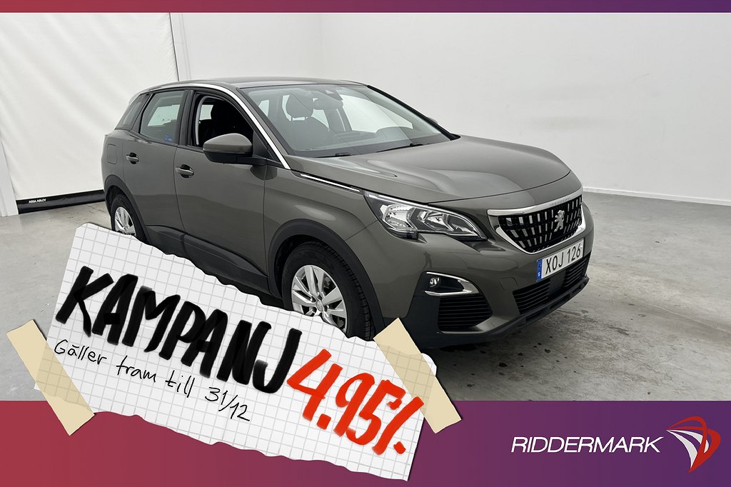 Peugeot 3008 1.2 PureTech 130hk Active Senso 4,95% Ränta