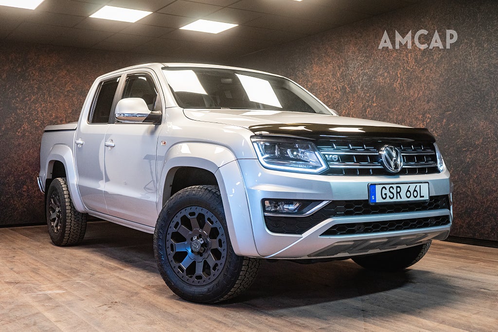 Volkswagen Amarok 3.0 V6 TDI 4M | MOMS | Värmare | Läder | Flaklock | 22"