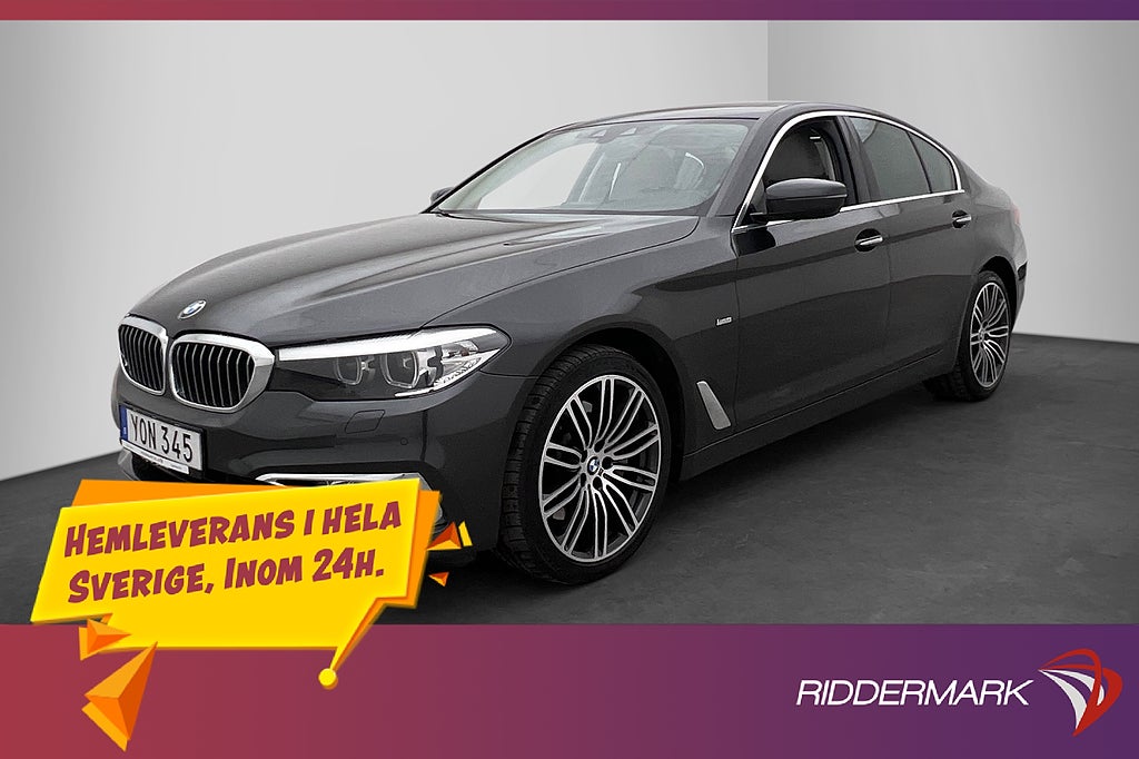 BMW 530 i Sedan 252hk Luxury Line Taklucka H/K Kamera Skinn