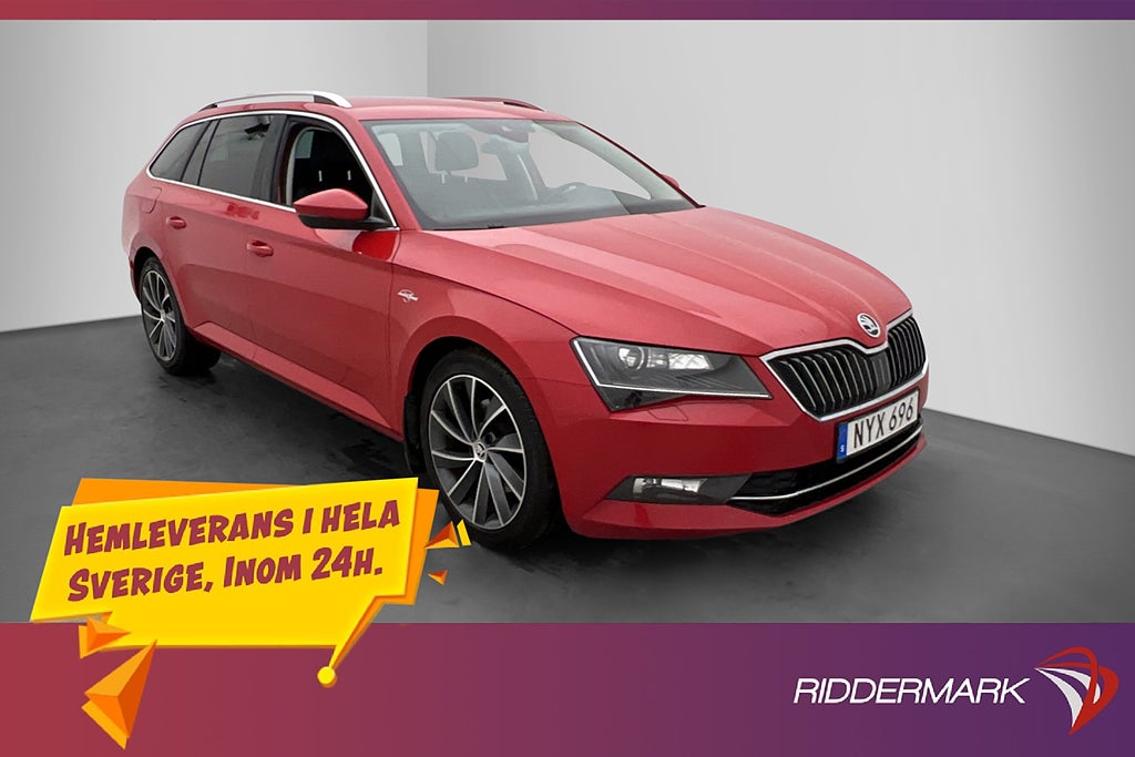 Skoda Superb 1.8 TSI L&K Värmare Skinn Canton Kamera Drag