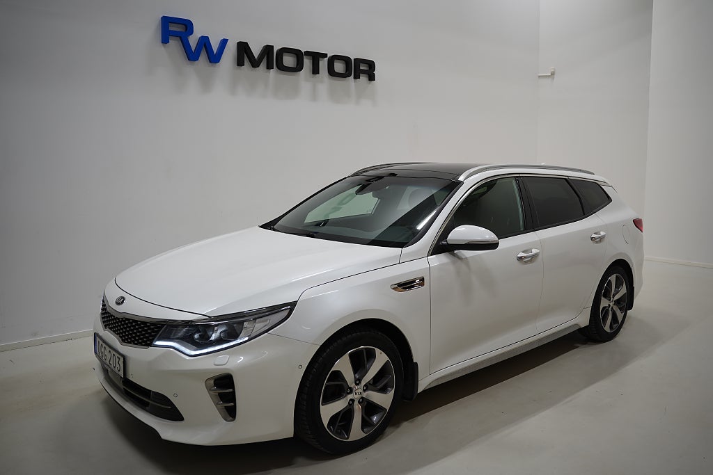 Kia Optima Sport Wagon 1.7 141hk GT-Line H/K Pano B-kam Drag Skinn
