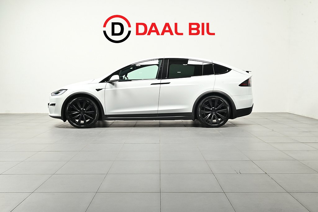 Tesla Model X PLAID 1020HK 6-SITS FSD LUFTFJÄDRING MOMS