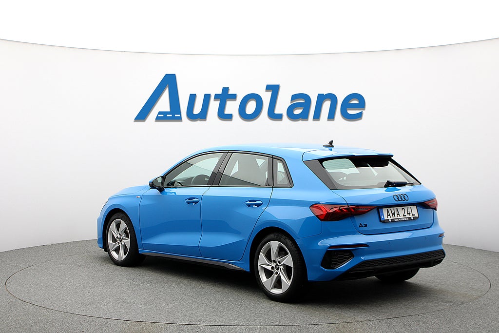 Audi A3 35 TFSI S Tronic, S Line, Kamera 150hk