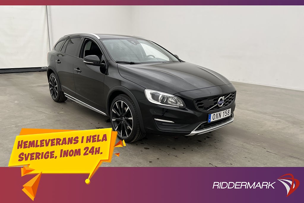 Volvo V60 Cross Country D4 AWD Summum Värmare Skinn Navi VOC