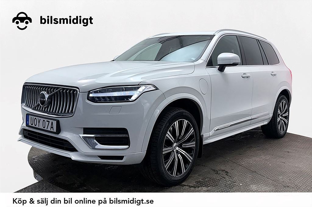 Volvo XC90 Recharge T8 AWD Inscription 7sit Drag Läder Orrefors Keyless VOC