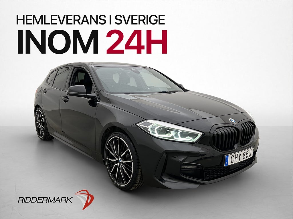 BMW 118I M Sport Pano Hifi Skinn Rattvärme CarPlay Navi