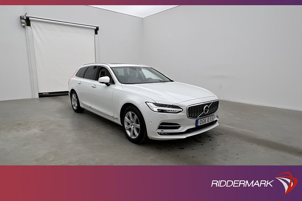 Volvo V90 D4 Inscription VOC Värmare Pano 360° HUD Navi BLIS