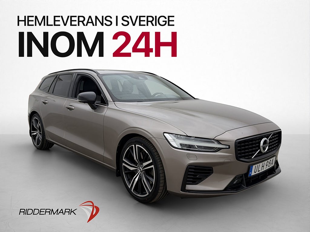 Volvo V60 T8 AWD R-Design Värmare Drag Pano H/K 360° CarPlay