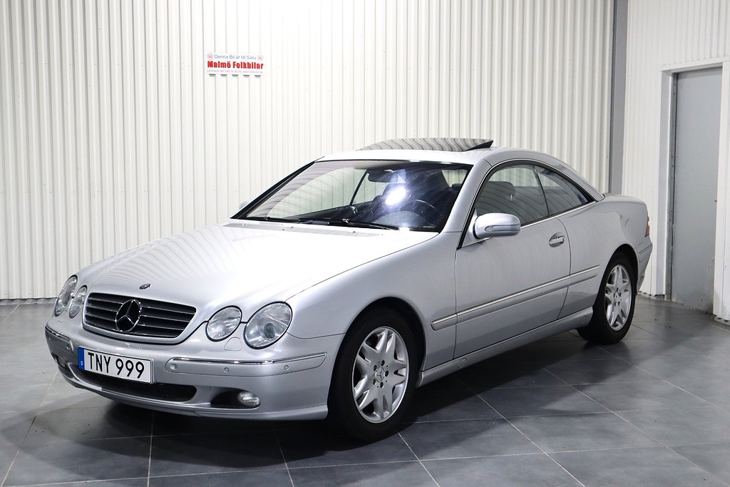 Mercedes-Benz CL 500 V8 5.0 Svensksåld Lågmil Mint 306hk