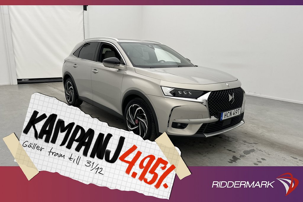 DS 7 Crossback Crossback E-Tense 4x4 EAT 300hk Exklusiv 4,95% Ränta