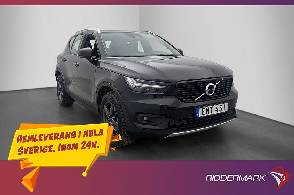 Volvo XC40 T5 AWD 247hk Momentum Kamera Värmare Drag Skinn