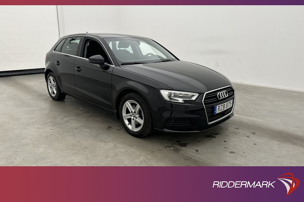 Audi A3 1.6 TDI 116hk Proline Sensorer Farthållare 0,39L/mil