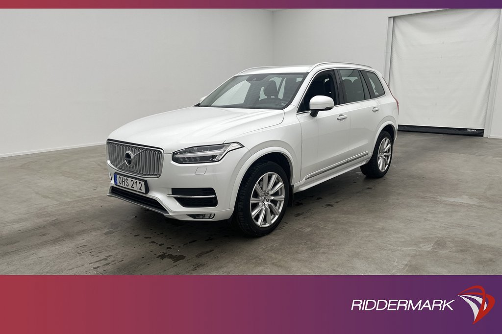 Volvo XC90 D5 AWD 235hk Inscription 7-Sits VOC Värm Luft 360