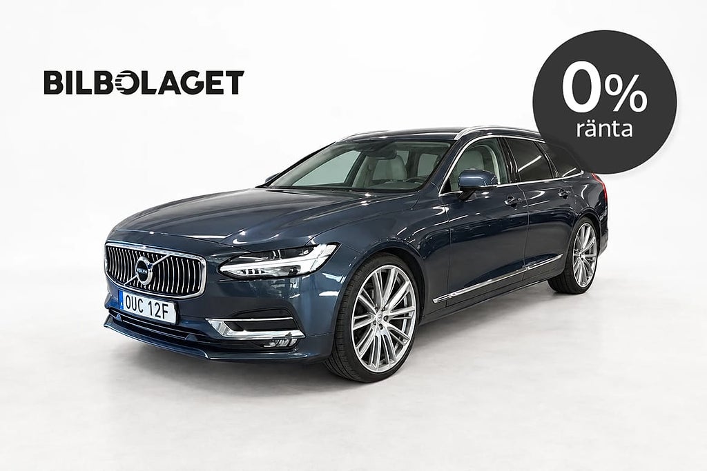 Volvo V90 D3 AWD Inscription Läder Drag H/K 21"