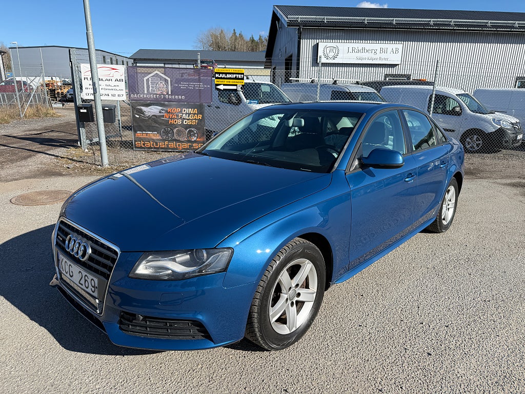 Audi A4 Sedan 1.8 TFSI Quattro Endast 1 ägare Ny bes Ny servad 