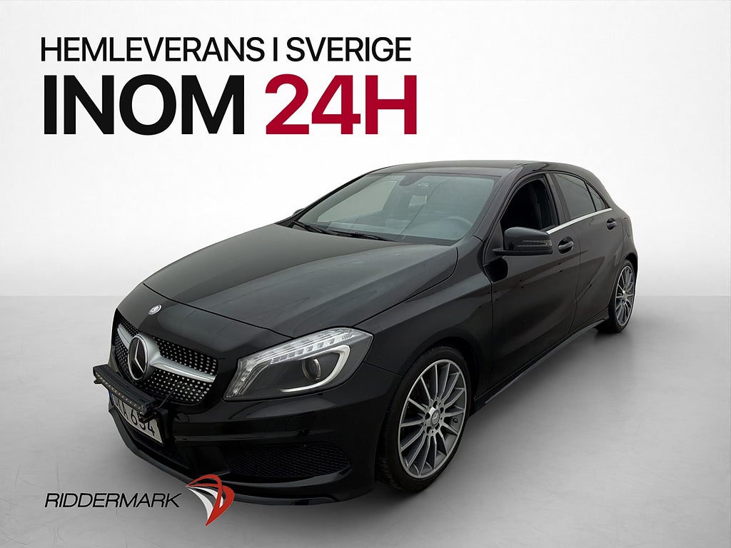 Mercedes-Benz A180 AMG Line LED-Ramp Halvskinn Farthållare