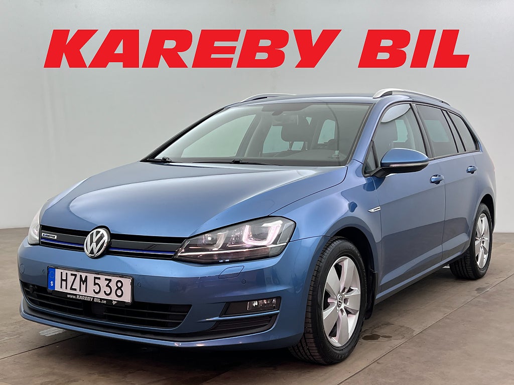 Volkswagen Golf Sportscombi 1.4 TGI 110hk Drag Backkamera Nybesiktigad