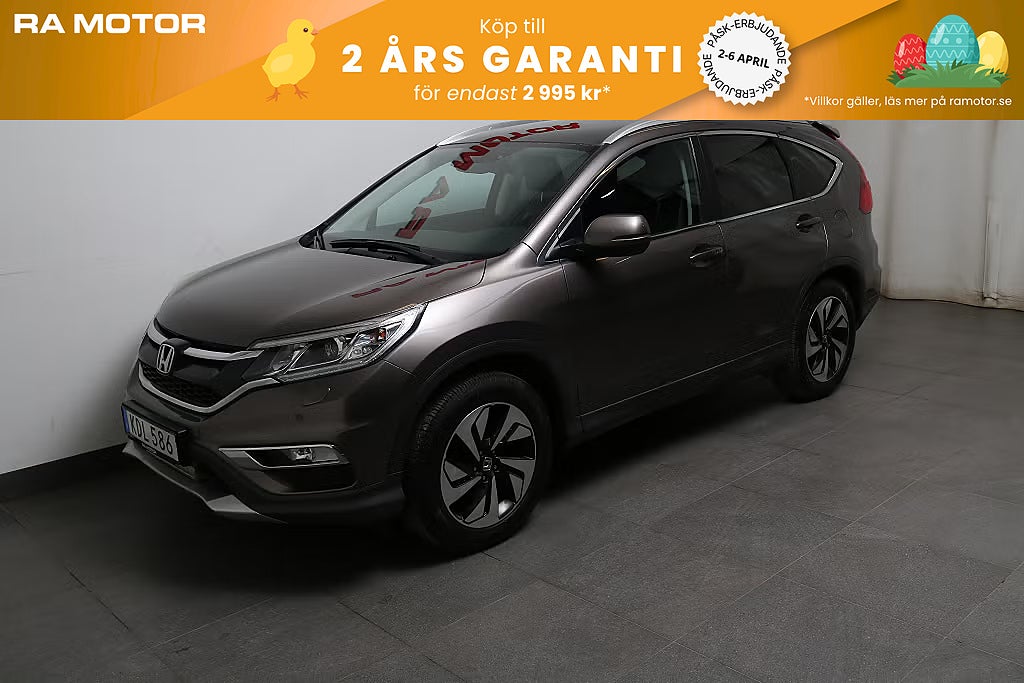 Honda CR-V 2,0 i-VTEC Executive 4WD Aut Pano Skinn Motorv Drag 2015