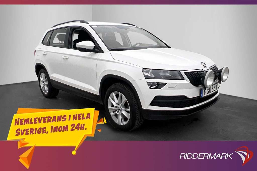 Skoda Karoq 2.0 TDI 4x4 Fjärr-Värmare Kamera Bluetooth Drag