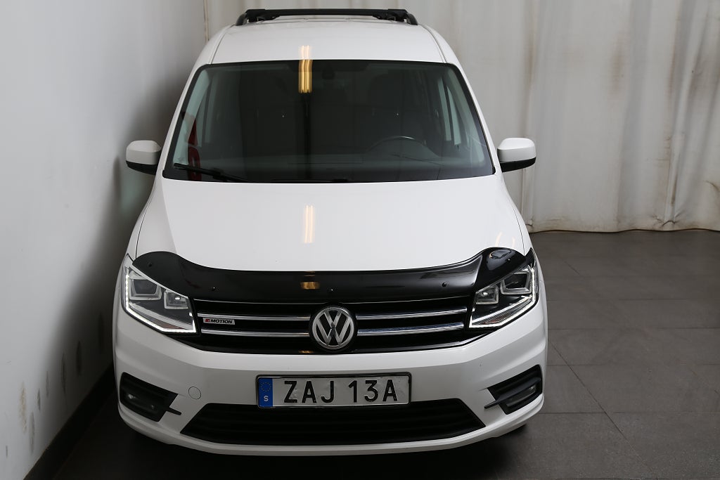 Volkswagen Caddy Maxi Life 2,0 TDI 4M Comfortline 7-sits Värmare Drag 2020