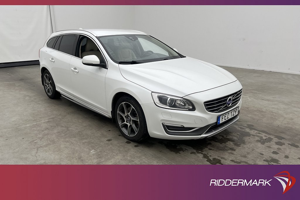 Volvo V60 D4 Summum VOC Värm Sensorer Skinn Elstol Dragkrok