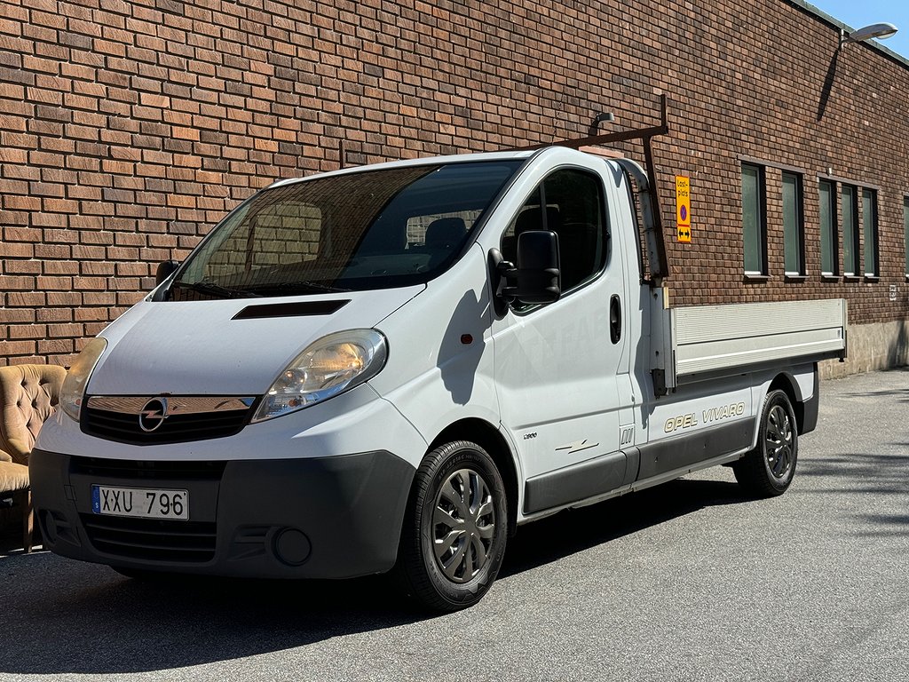 Opel Vivaro Pickup 2.0 CDTI Flak Moms Nybesiktigad 