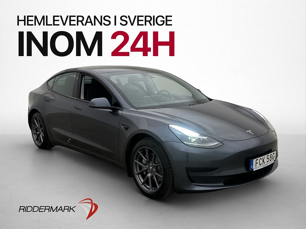 Tesla Model 3 Standard Range Plus Värmepump Drag AP MOMS