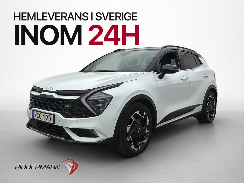 Kia Sportage PHEV AWD 265hk GT-Line Pano H/K 360° Skinn Navi