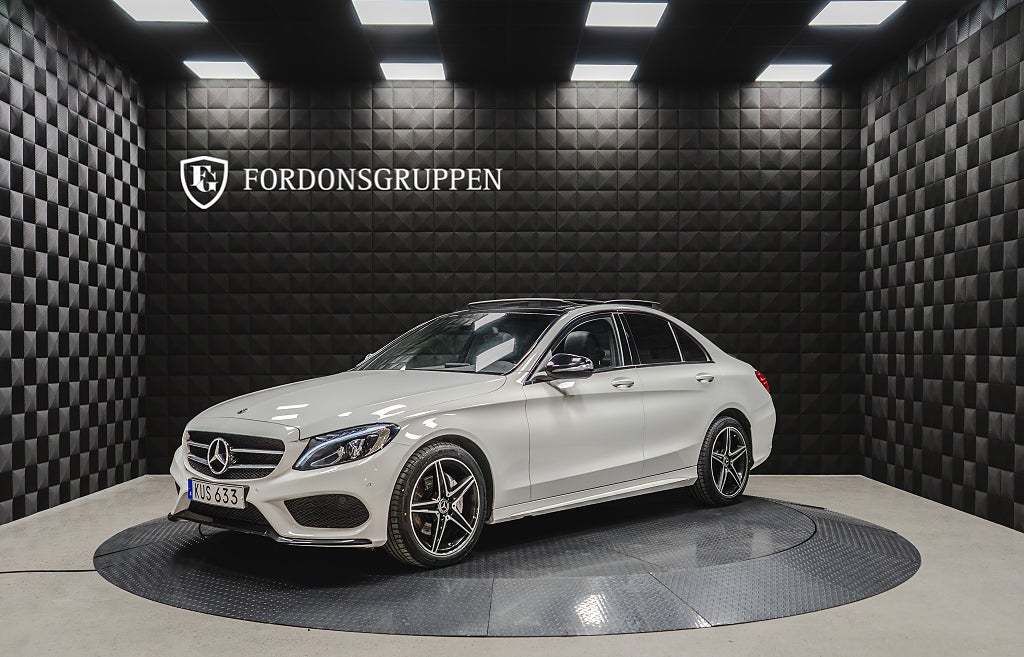 Mercedes-Benz C 220 d 4MATIC / AMG Line / 1 ägare / Pano / Värmare 
