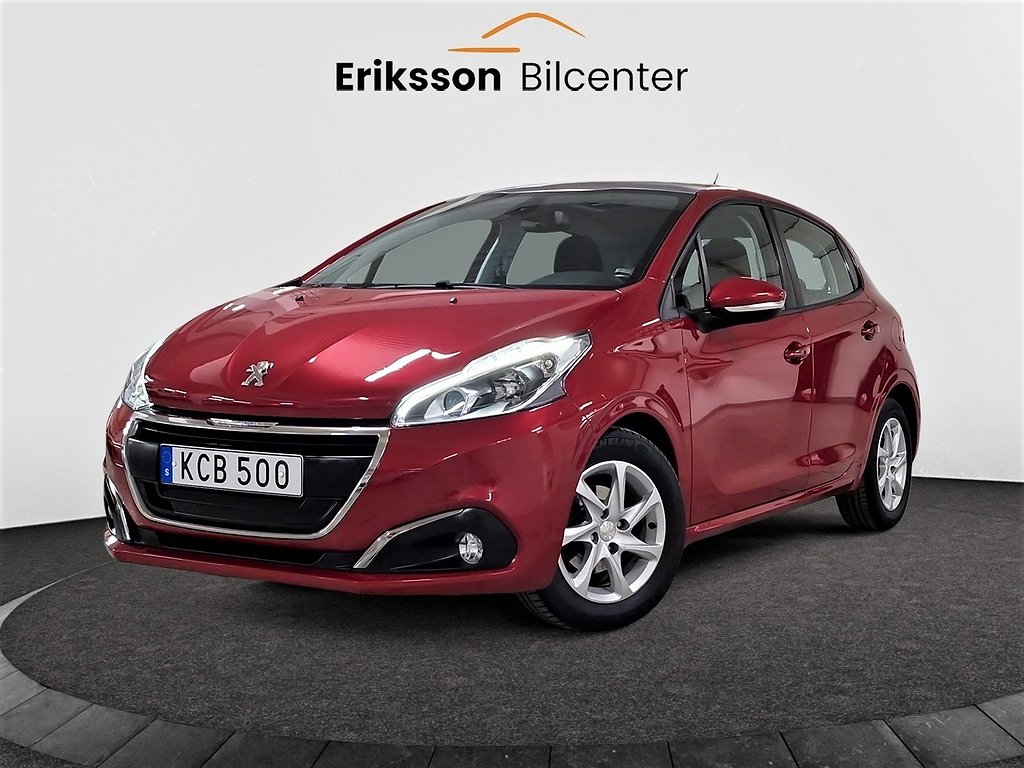 Peugeot 208 5-dörrar 1.2 VTi ETG5 82hk Euro 6