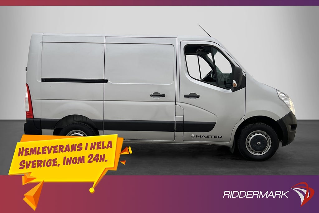 Renault master 2.3dCi 170hk Värmare PDC 3-Sit Dragkrok